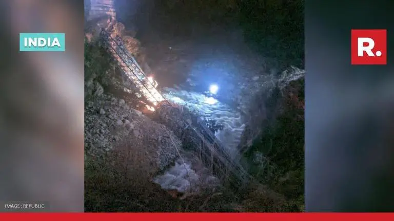 In J&K's Reasi, bridge collapses when 2 dumpers tries to cross it; injured shifted to hosp Reasi