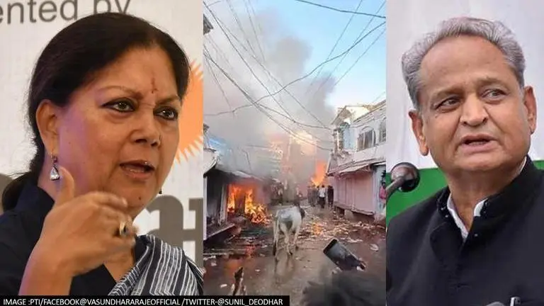Karauli stone-pelting: Ex-Rajasthan CM blames govt for not staying vigilant during event Rajasthan Shobha Yatra communal clash