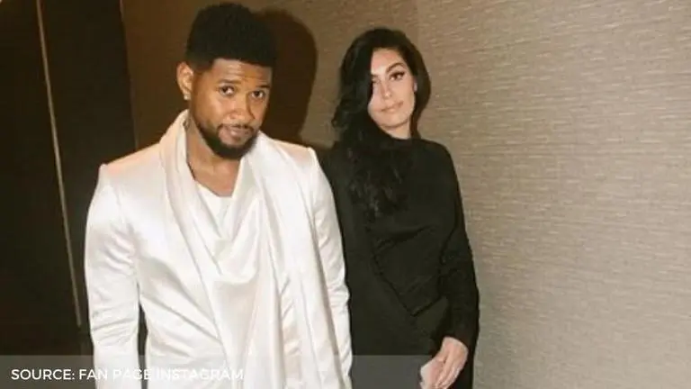 'Feeling blessed': Usher & girlfriend Jenn reveal baby's name as duo welcomes baby girl Usher