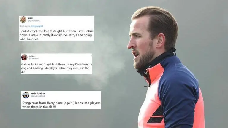 Harry Kane's rugby-like tackle sparks outrage, fans claim 'tactic' needs to be addressed harry kane