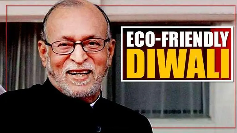 LG Baijal welcomes eco-friendly Diwali celebrations in Delhi LG Baijal