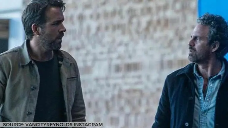 Ryan Reynolds shares BTS with Mark Ruffalo from 'The Adam Project'; quotes 'Thor:Ragnarok' Ryan Reynolds