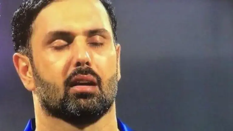 Emotional Afghanistan skipper Mohammad Nabi breaks down during national anthem Mohammad Nabi