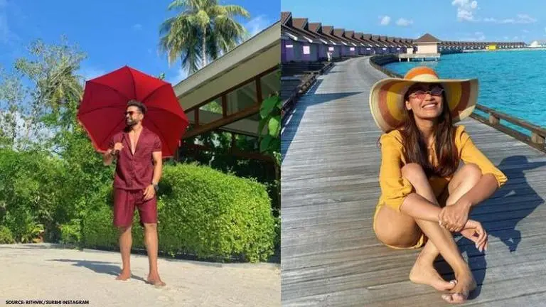 Rithvik Dhanjani-Surbhi Jyoti bid adieu to Maldives, former calls trip totally 'worth it' Source: Rithvik Dhanjani/Surbhi Jyoti Instagram
