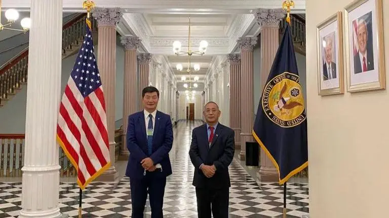 Central Tibetan President Lobsang Sangay visits White House; creates history Tibetan president