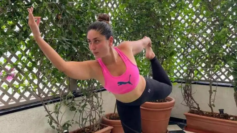 Practising Suryanamaskar daily to adding ghee to meals: Top 8 tips to maintain good health Kareena Kapoor Khan does yoga daily