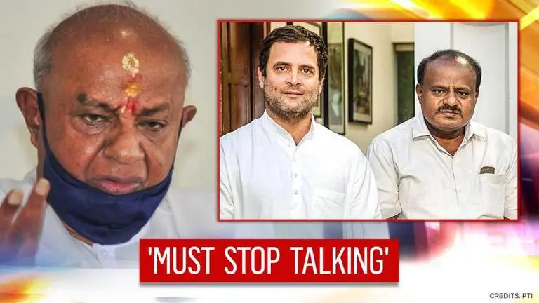 Deve Gowda lashes out at Rahul Gandhi; says JDS will get majority in next Karnataka polls HD Deve Gowda
