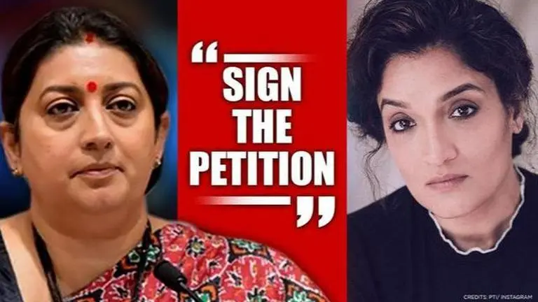 Celebs share petition on domestic violence in lockdown, Smriti Irani terms it 'fake news' Celebs share petition on domestic violence in lockdown, Smriti Irani terms it 'fake news'