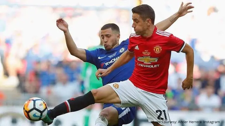Ander Herrera claims promising Jose Mourinho to follow Eden Hazard 'to the bathroom' Ander Herrera