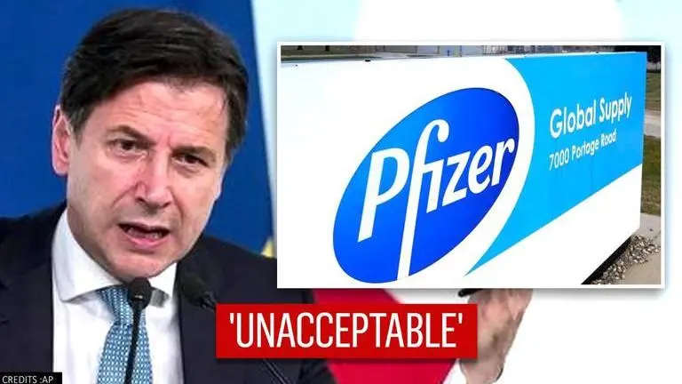 Italian PM threatens legal action against Pfizer over distribution delay vaccine