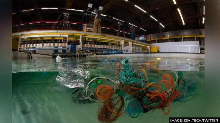 ESA begins new research to test technologies for tracking plastic waste from space Europe