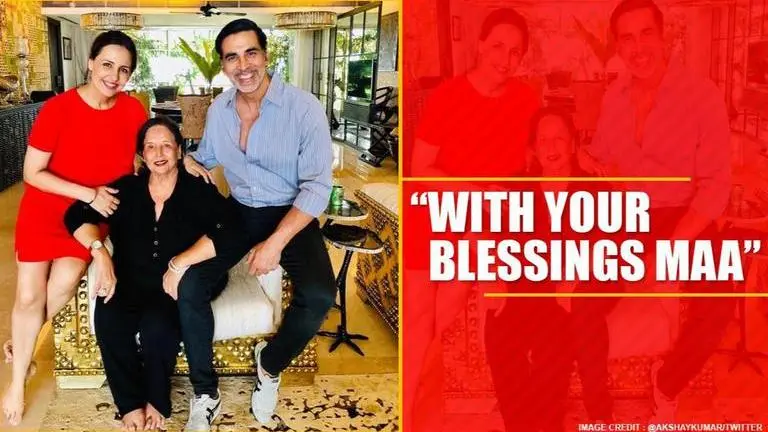 Mother's Day: Akshay Kumar poses with mom, says 'her blessings comfort in troubled times' Akshay Kumar
