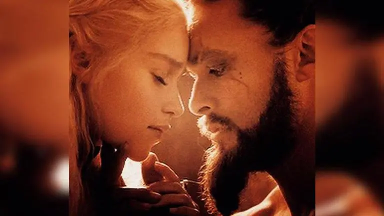 Emilia Clarke reunites with 'Khal' Jason Momoa as he 'rolls into town' for his 'Khaleesi' Emilia Clarke