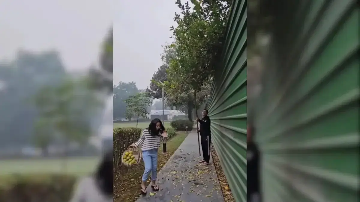 Kiren Rijiju's Heartwarming Moment: Plucking Fresh Lemons with Daughter Mysha Goes Viral Kiren Rejiju with Daughter