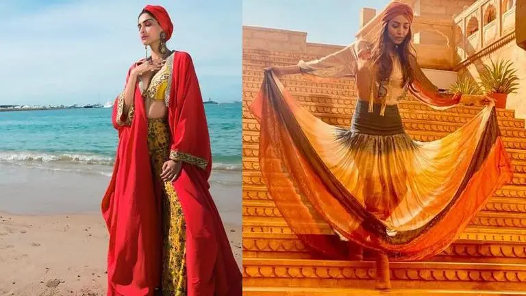 Sonam Kapoor or Malaika Arora, who rocked royal turban look better? sonam kapoor