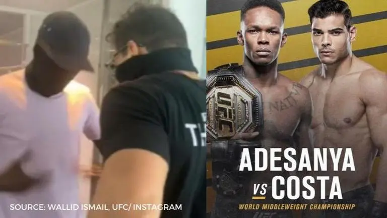 Watch: Israel Adesanya and Paulo Costa come face-to-face in Abu Dhabi ahead of UFC 253 israel adesanya and Costa