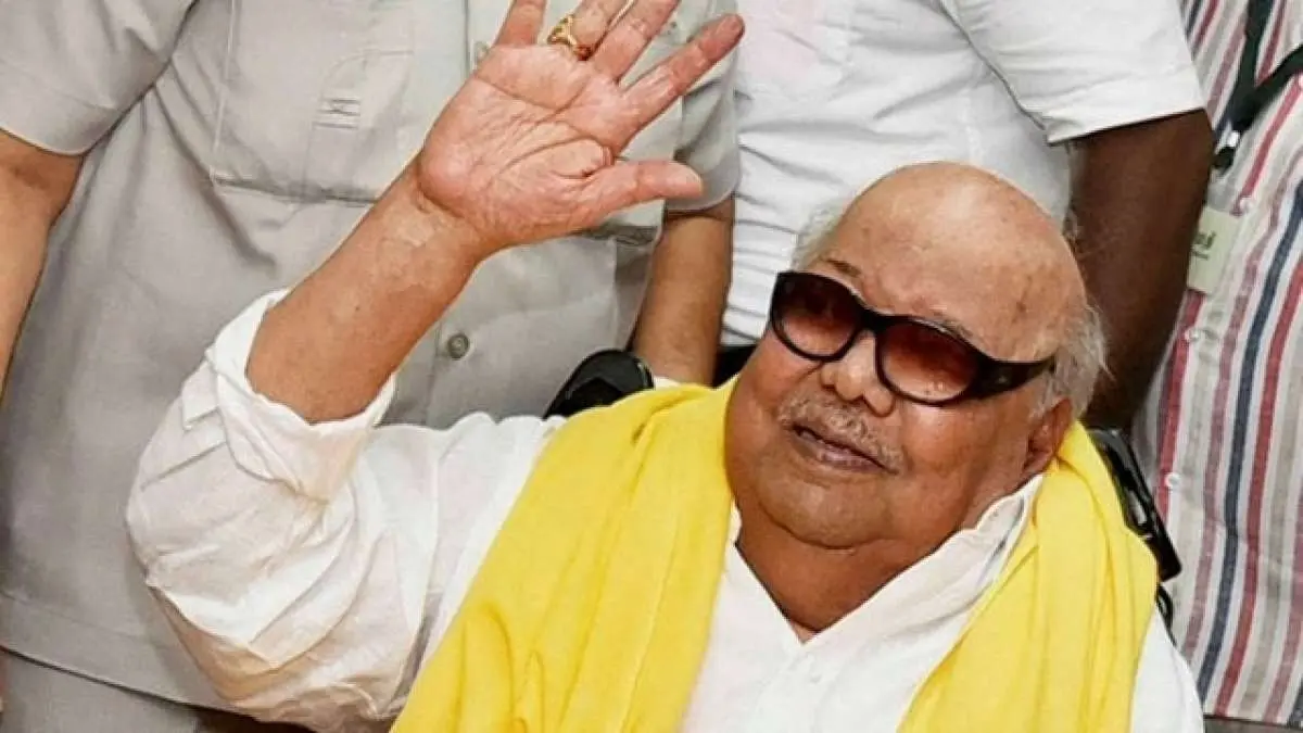 Section on Former CM Karunanidhi Included in Tamil Nadu's 10th Class Textbooks Karunanidhi