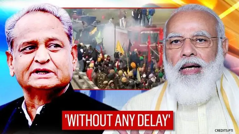 'Govt up in arms against own people; should initiate dialogue': Gehlot on farmers' protest Rajasthan