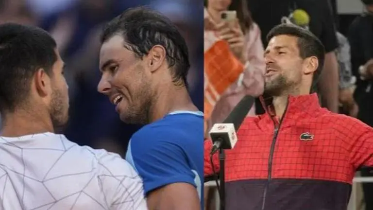 'Reminds me of someone..': Novak Djokovic lists out similarities between Alcaraz and Nadal French Open 2023, Djokovic vs Alcaraz