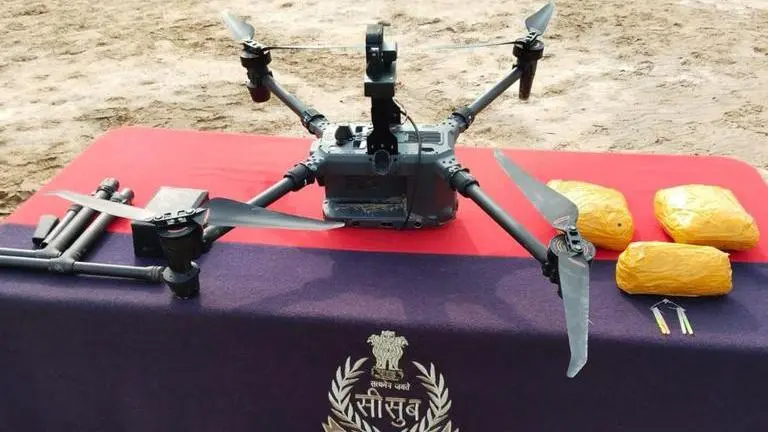 Rajasthan: Pakistan’s ‘narcotics smuggler’ drone shot down by BSF Drone shot down