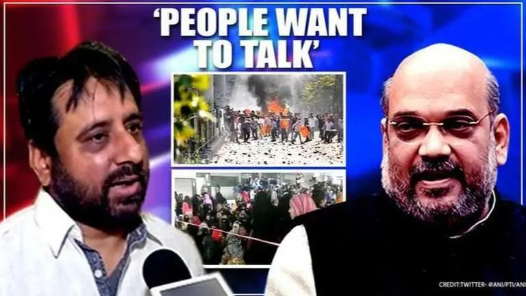 Delhi violence: Amanatullah Khan questions Amit Shah's silence, urges Centre to hold talks Amanatullah Khan