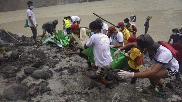 Myanmar leader blames joblessness for deadly mining tragedy