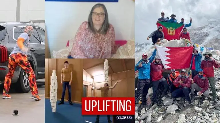 Good News: Dad dances to cheer up son; Man sets unique record; Bahrain Prince on summit Good News