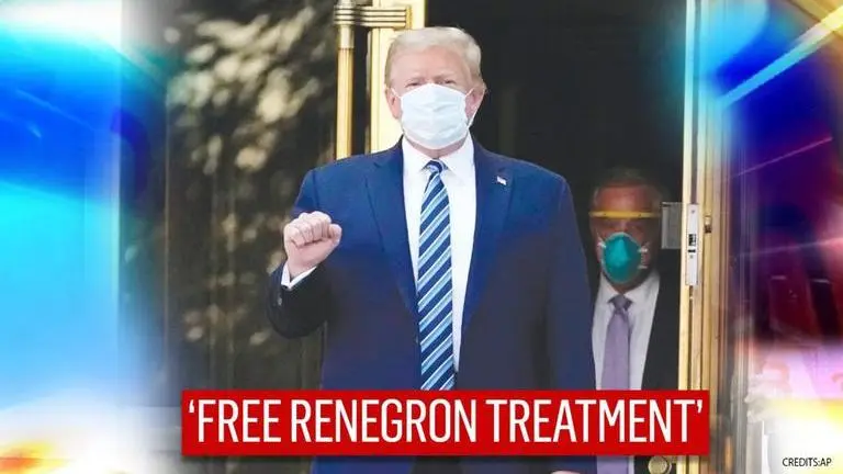 Trump assures Americans will receive free Regeneron Covid-19 treatment soon Trump