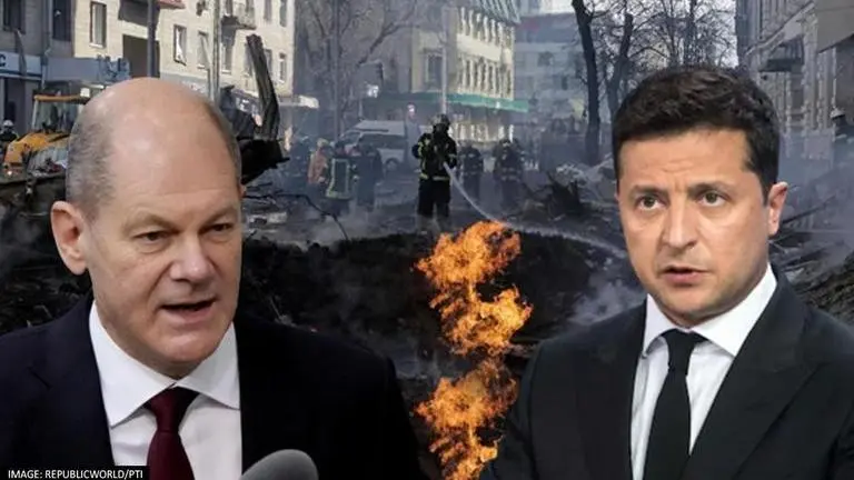 Zelenskyy & Scholz discuss Ukraine's situation & increasing sanctions against Russia Scholz
