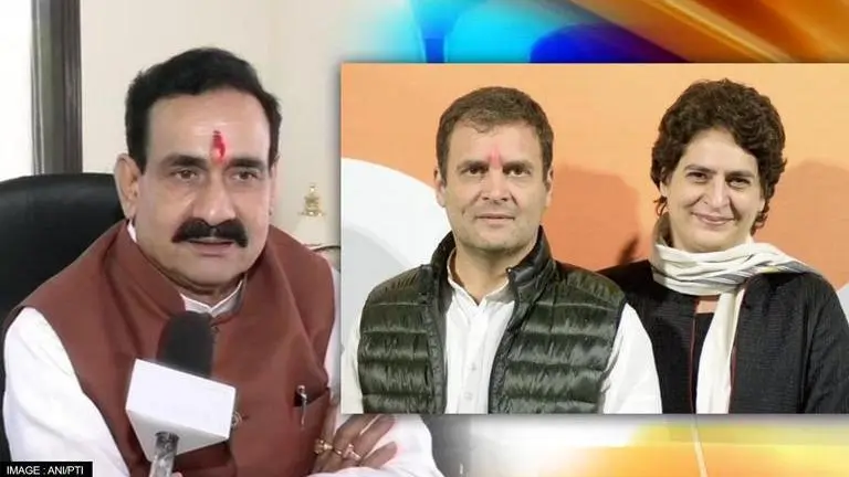 Rahul Gandhi, Priyanka Vadra try to encash temple visits during elections: Narottam Mishra Narottam Mishra