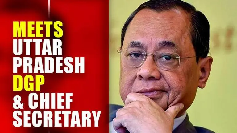 UP DGP & Chief Secretary brief CJI Gogoi ahead of the Ayodhya verdict ayodhya