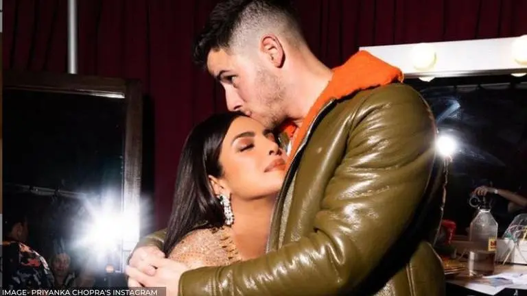 Priyanka Chopra shares pic of Nick Jonas with her lipstick stain; says ‘Miss you’ Priyanka Chopra
