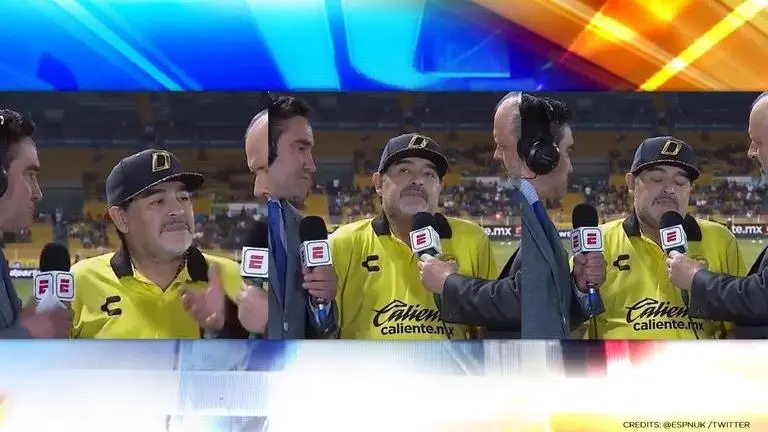 Maradona's iconic 'Brain Fade' moment goes viral, fans say 'that's football brain talking' Maradona's iconic 'Brain Fade' Moment resurfaces after his demise