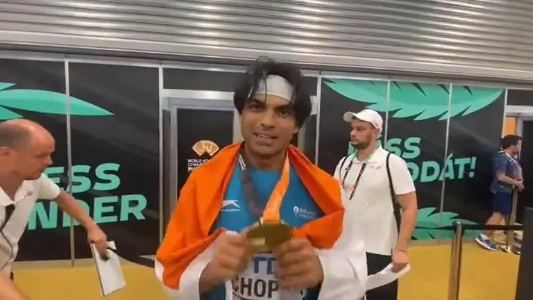 'People said World C'ships gold is missing. I won it now': Neeraj Chopra's reply on 'greatest of all time' 'Will never say I am the greatest Indian track and field athlete of all time': Neeraj Chopra