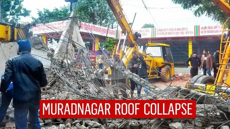 Muradnagar roof collapse: 25 dead & 17 hurt at Uttar Pradesh cremation ground; kin protest Mayawati