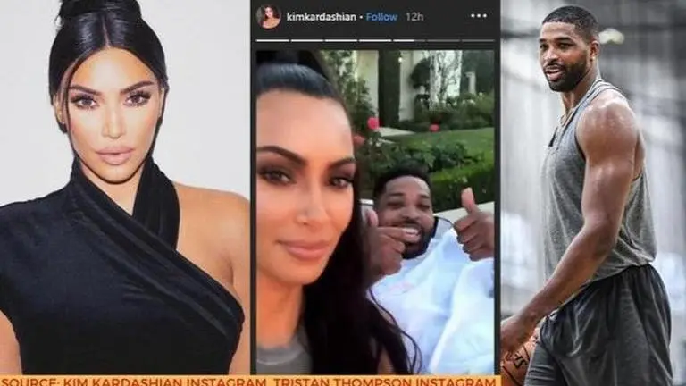 Kim Kardashian celebrates Khloe's ex Tristan Thompson's birthday on Instagram Kim Kardashian