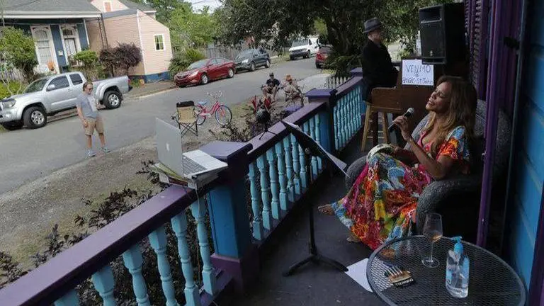 US: New Orleans musicians find way to soothe the city with music