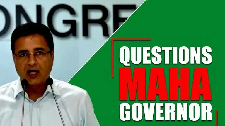 Maharashtra: Congress lashes out at Governor, says 'govt formation a travesty' Surjewala