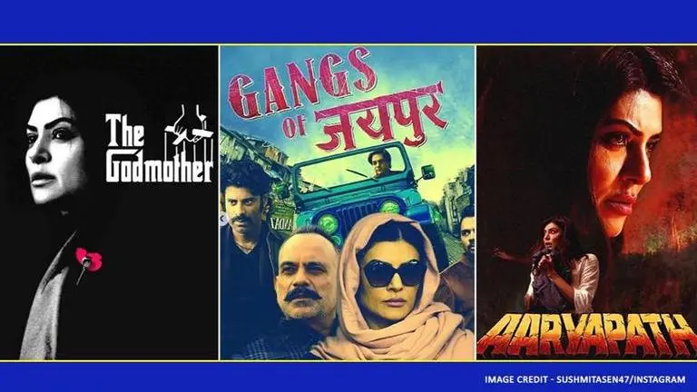 Sushmita Sen poses as 'The Godmother', shares fan-made recreations of 'Aarya' character Sushmita Sen