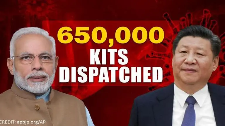 China sends 6.5 lakh Covid test kits to India; ICMR's test-tally currently at 2.74 lakh Coronavirus