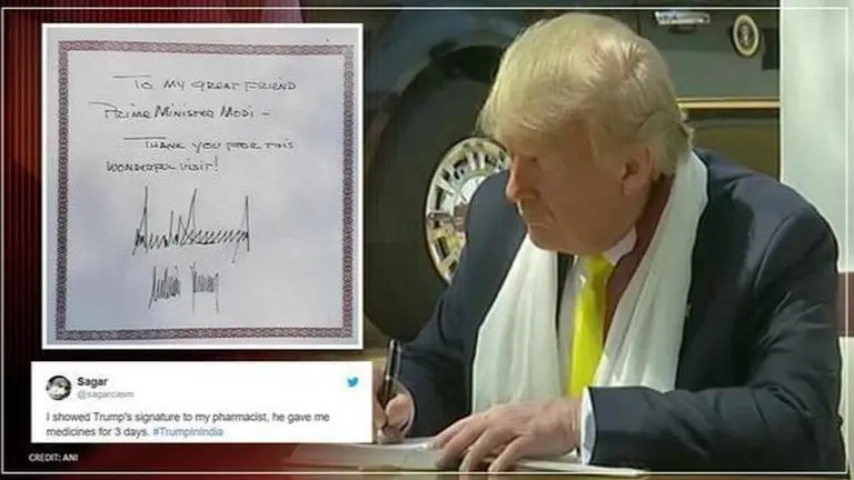 Donald Trump’s signature becomes meme content, netizens compare it with ECG Donald Trump
