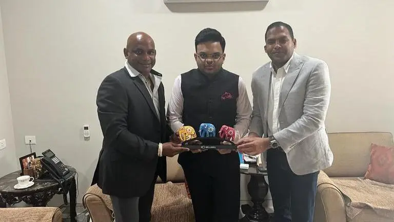 Sanath Jayasuriya, BCCI, Jay Shah, Team India, Sri Lanka Cricket, Sanath Jayasuriya visits India, Jayasuriya meets Jay Shah, ACC, Asia Cup