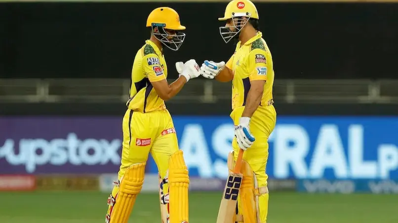 Ruturaj Gaikwad and MS Dhoni