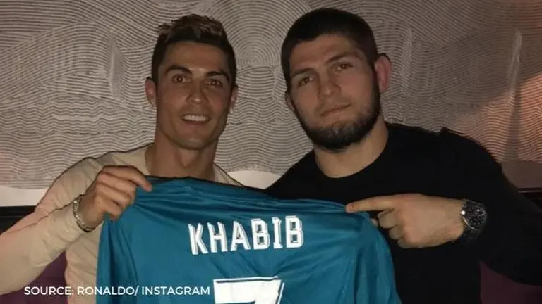 Cristiano Ronaldo would’ve been UFC champ if he was born in Dagestan: Khabib Nurmagomedov Cristiano Ronaldo and Khabib Nurmagomedov