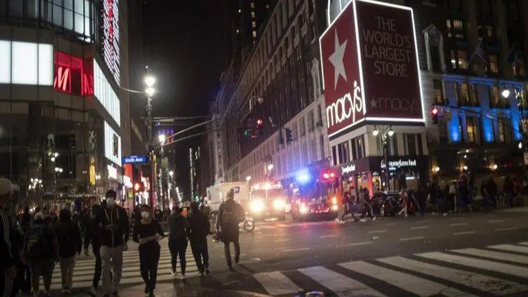 Macy's hit as New York imposes curfew amid protests