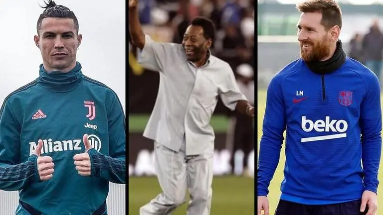 Pele settles Cristiano Ronaldo vs Lionel Messi debate, brands himself G.O.A.T Pele