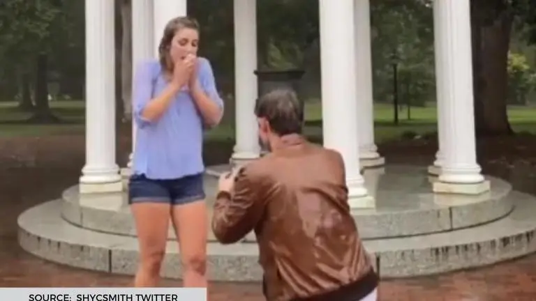 Video of this MAGA couple's proposal has left Twitterati amused; watch trump supporters