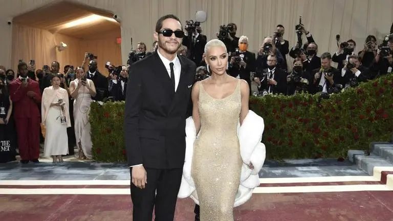 Kim Kardashian wears Marilyn Monroe's 60-year-old dress as she arrives with Pete Davidson Met Gala 2022