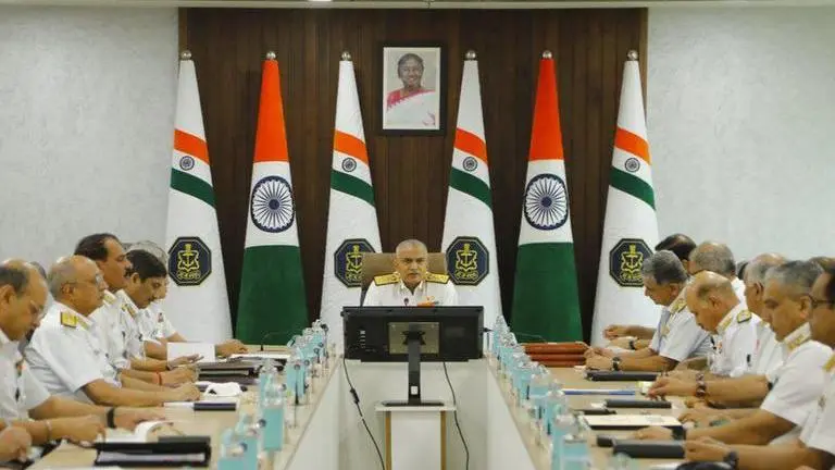 Indian Navy must remain combat ready and credible force: Navy chief Admiral R Hari Kumar Navy Chief Admiral R Hari Kumar