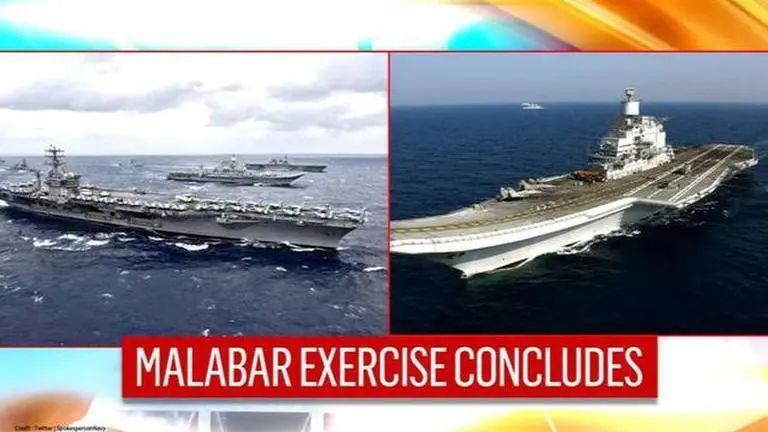 Malabar Exercise 2020: Quad Navies conclude multi-dimensional exercise in Arabian Sea Malabar exercise